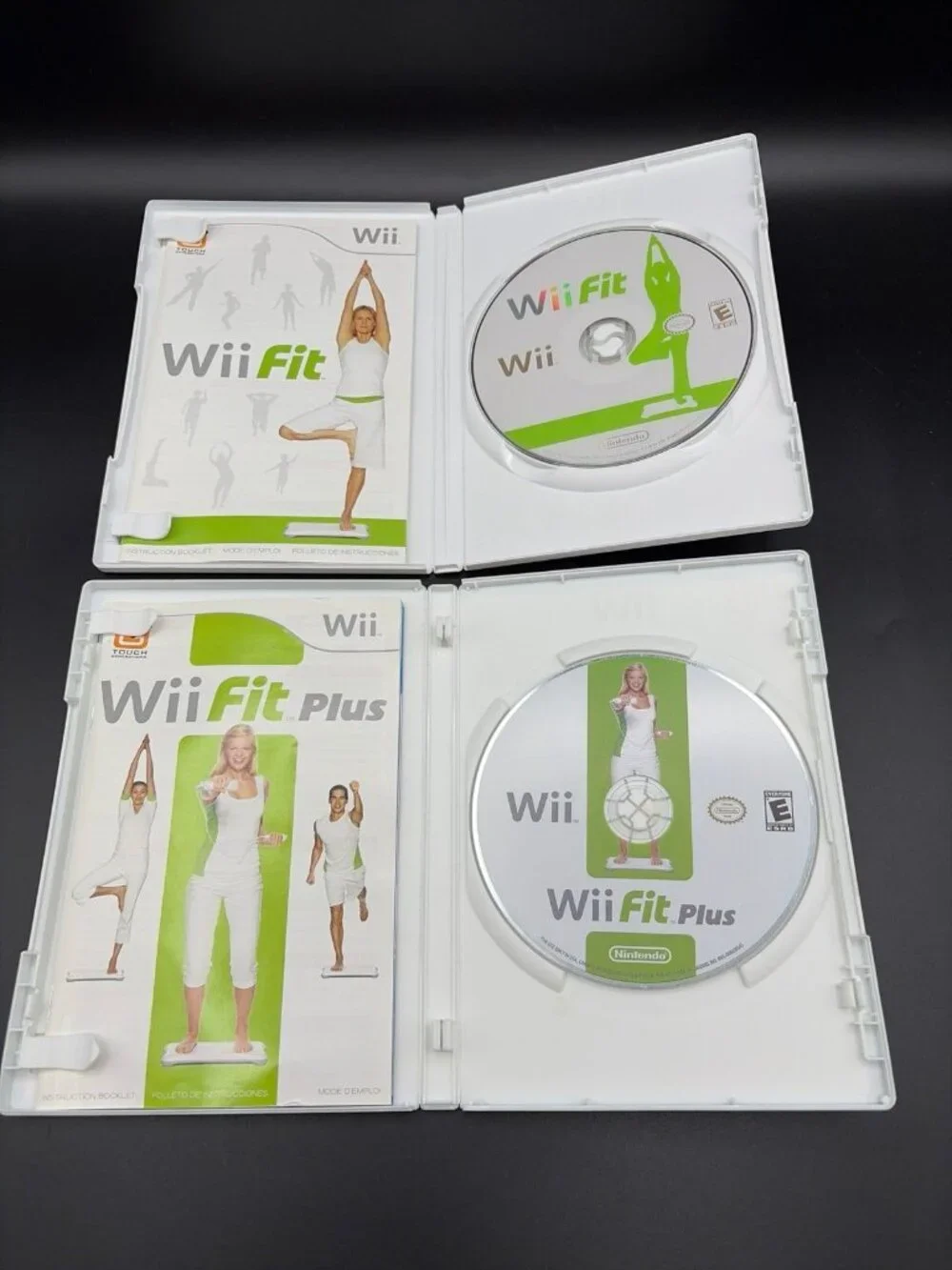 Wii Fit Plus and Wii fit for Nintendo Wii Complete CIB Tested Working